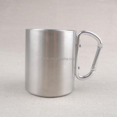 China Loe MOQ 300ml 304 Stainless Steel Coffee Mug Viable Custom Made High Quality Travel Mug Logo Pattern White Box Package Ceramic Travel Mugs for sale