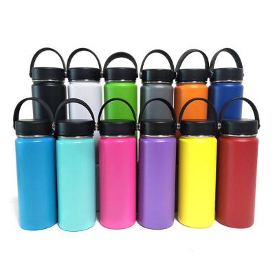 China PORTABLE Stainless Steel 18oz Vacuum Thermos Custom Logo Double Wall Stainless Steel Water Flask for sale