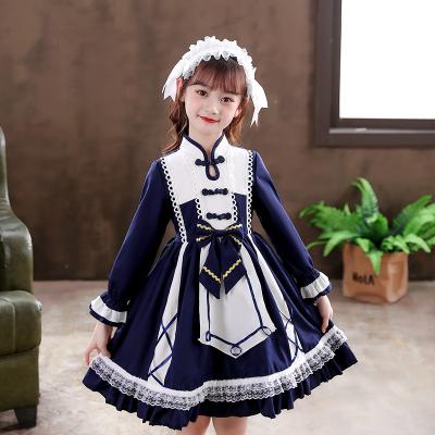 China Classic dress of the performance of new national girls of anti-static girls' spring and autumn style clothing for sale