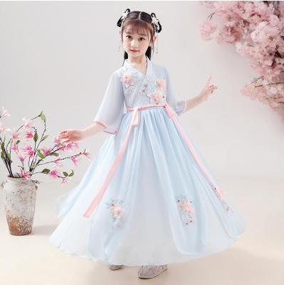 China Han 2021 best-selling anti-static children's clothes, Chinese girls' clothes, retro Tang clothes for sale