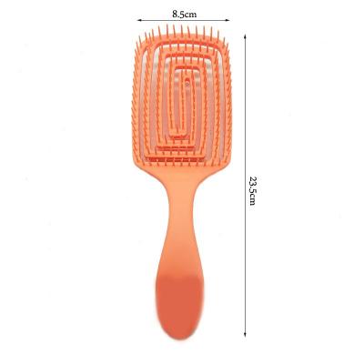 China Custom Soft Paddle Brush Candy Bristle Duct Detangler Hair Brush, Hair Massage Brush, Hot Air Blow Dryer Sweep Hair Straightener for sale