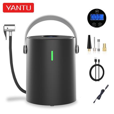 China YANTU A05 Touch Screen 12V High Quality Mini Portable Wireless Tire Inflator Cordless Car Compressor for sale