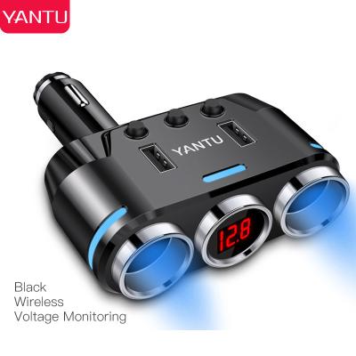 China With Voltage Monitoring Wholesale 12V Digital Wireless Car Battery Charger 12/24v YANTU B39 Dual USB for sale