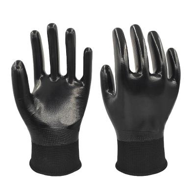 China Full Nitrile 13G Anti-Slip Coated Cut Out Working Glove Safety Glove for sale