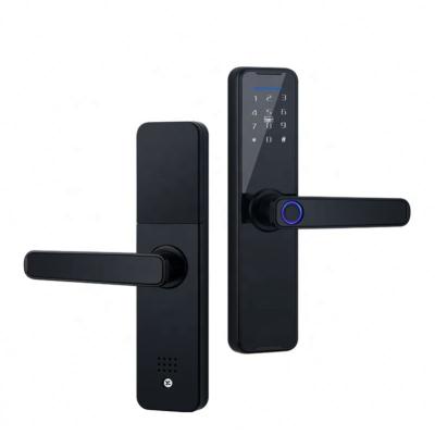 China Aluminum Alloy WiFi APP Home Smart Digital Keypad Code Electronic Door Lock For Home AirBNB for sale