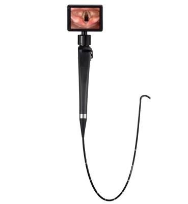 China Factory Price Acrylic Flexible Visual Quality Control Laryngoscope Flexible Ear Nose Endoscope With HD Camera Laryngoscope for sale