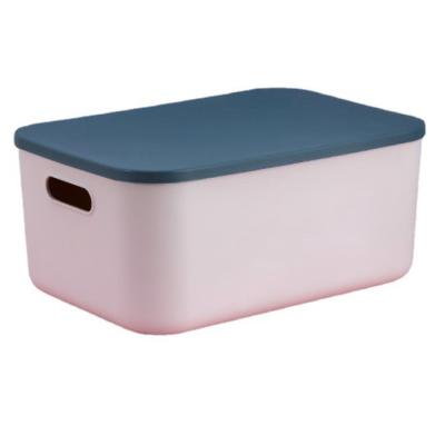 China Bedroom Viable Household Bathroom Living Room Plastic Underwear Box Clothing Sundries Storage Box for sale