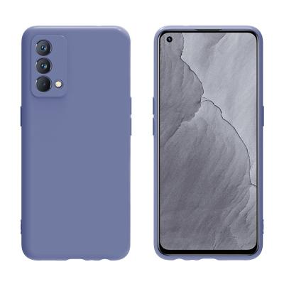 China Shockproof For Xiaomi Redmi Silicone Case Customized Back Logo Liquid Silicone Cover Microfiber Silicon Shell For Realme GT Master for sale