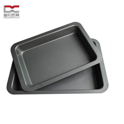 China Wide Rotisserie Pan Kitchen Bakeware Mold Rim Metal Carbon Steel Stick Baking Tray Non Food Safety 2pcs Grade Viable Factory Direct Supply for sale