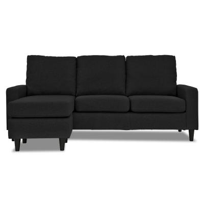 China Convertible High Quality L Shape Fabric Sectional Sofa With Recliner Corner Sofa for sale