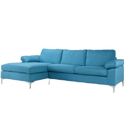 China Wholesale Convertible Living Room Furniture Modern Sectional Sofa Fabric for sale