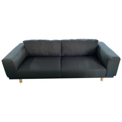 China Hot Selling Modern Cheap Wooden Cover Fabric Furniture Fabric 3 Seater Sofa Removable for sale