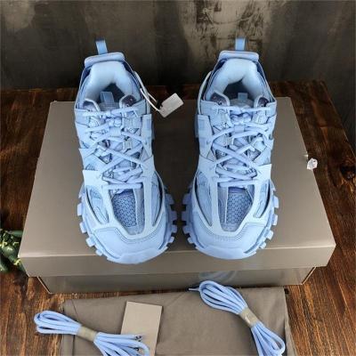 China Cushioning Classic OG Paris Printing Pink 18ss Outdoor Stylish Circuit 3.0 Bulky Sneakers Blue Green Nylon Sneakers For Men And Women for sale