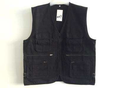 China vest, mens vest in 100% cotton, fishing vest, casual vest for sale