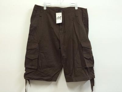 China short, mens short in 100% cotton, fishing short, casual short,  chocolate color, S-3XL for sale