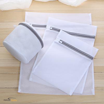 China Eco Friendly Zipper Mesh Fabric Lingerie Laundry Bag For Washing Machine for sale