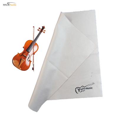 China Sustainable Custom Fiber Microfiber Violin Cleaning Cloths for sale