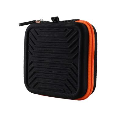 China Lightweight Shock Proof Pocket Instruments Organizer Universal Eva Storage Hard Square Earphone Case for sale