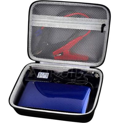 China Water Resistant Custom Hard Shell EVA Zipper Tool Carry Case with Portable Jump Starter Car Laptop Wireless Power Bank for sale