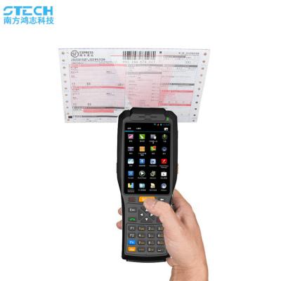 China Barcode Scanning Printer Support Positioning and Navigation 3G/4G Smart Handheld Industrial-grade PDA 1D/2D Barcode Scanning Printer for sale