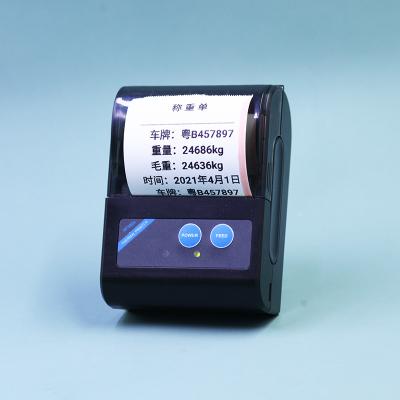 China 58mm Portable Mini Label Receipt Printer POS Office Phone Black and White Handheld Sticker Impresoras Thermal Label Printer for sale