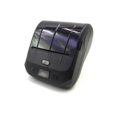 China Black and white portable wirelessMobile 80mm pocket receipt printer For Android And IOS thermal device for sale