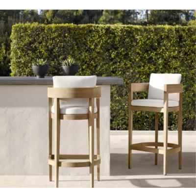 Cina 2021 Modern Hot Sale Patio Garden Bar Hotel Courtyard Stools Poolside Villa Outdoor Furniture in vendita