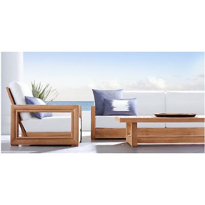 Κίνα Modern High Quality Solid Wood Outdoor Waterproof Fabric Sofa Set Patio Furniture Teak Garden προς πώληση