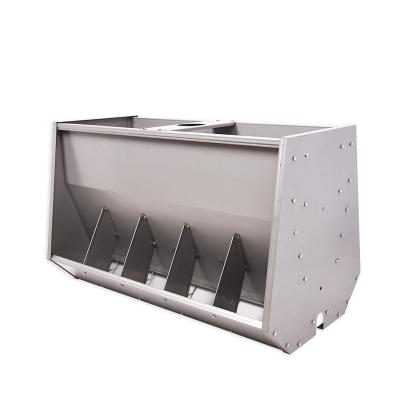 China brand new automatic pig-feed-trough pig farm feeder for pigs stainless steel pig feeder double sided feed trough for sale