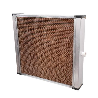 China Factories and Warehouses Factory Discount Ventilation Air Cooling Pad Agricultural Direct Poultry Corrugated Cellulose Cooling Water Curtain Paper Wet Curtain Wall for sale