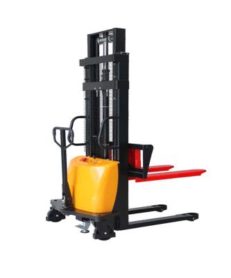 China Semi Automatic Hotels Stacker AC Motor 1.5tons Powered Pallet Truck for sale