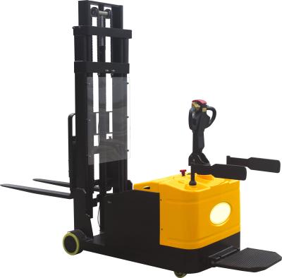 China Building Material Shops Best Quality Manufacturer 1.5 Ton Electric Pallet Stacker Self Load Forklift Full Use In Warehouse for sale