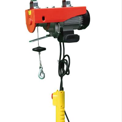 China PA300B (300kg) Mini Hotel Safety Construction Electric Wire Rope Hoist 100% Copper for sale