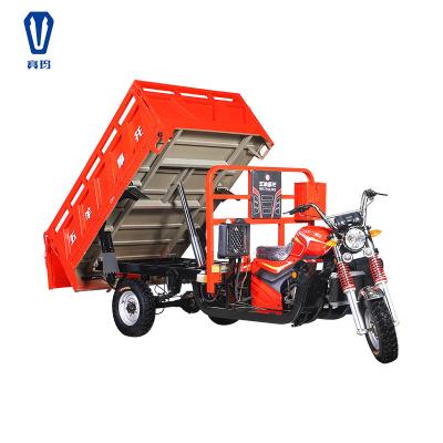 China Lifan 200cc Tricycle Motorcycle New Design Pedal Self-Unloading Reverse Tricycle Cargo Tricycle for sale