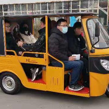 China Passenger Electric Travel Tricycle with Thrown Tricycle, Motorcycle Taxi for sale