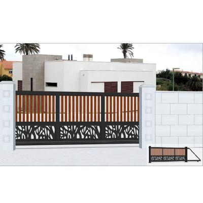 China Screw Channel Driveway Gates Manual Sliding Gate Assembly Used Design for sale