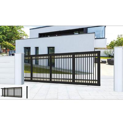 China Aluminum Decorative Deer Perfect Welding Steel Sliding Automatic Door For Garden House Prices for sale