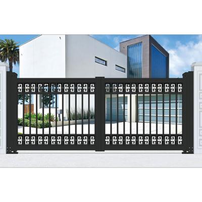 China Square Fit Automatic Screw Assembly Cast Aluminum Gate Driveway Gate Barrier Gate System for sale