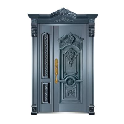 China House Anti Theft Modern Door Metal Pattern Exterior Styles for sale