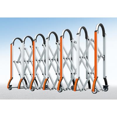 China Retractable Sliding Type Folding Aluminum Retractable Pedestrian Barrier Aluminum Gates for sale