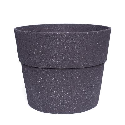 China Flower Garden Plant Design Concrete Plastic Cement Finished Effect Stone Planter Pots Durable Different Material for sale