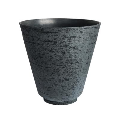 China Unique Design Eco - Friendly UV - Resistant And Eco - Friendly Tall Size Antique Round Concrete Planter Pots for sale