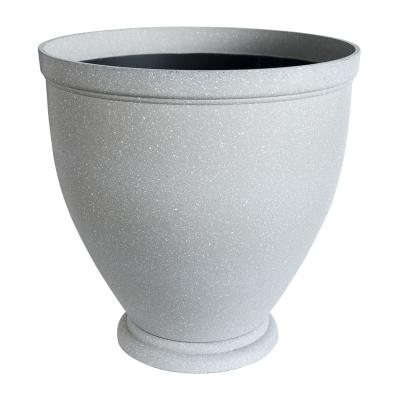 China New Design Patio Garden Durable Material Platform Light Large Flower Pots Unbreakable Cup Shape Flower Pot for sale