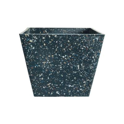 China Durable Material Wholesale Decorative Pots Garden Tall Vases For Home Decor Modern Square Flower Pot for sale