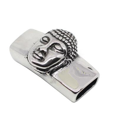 China METALS Shape Stainless Steel Buddha Charm Bracelet Accessories for sale