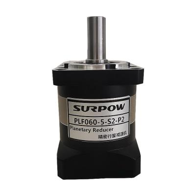 China Surpow High Precision Low Kickback Packing Machine Helical Tooth Gear Reducer Planetary Gearbox for Servo Motor Quenching Motor for sale