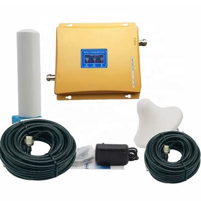 China Outdoor Antenna 2g 3g 4g Tri Band Omni Reapeater 900 Signal Booster 1800 2100mhz Lte Network Booster Boost Call Phone 36*23*23 for sale