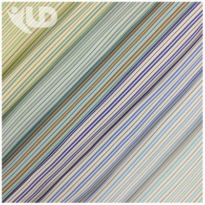 China Waterproof Fast Delivery Of Stock 100% Polyester Yarn-dyed Uniform Stripe Fabric for sale