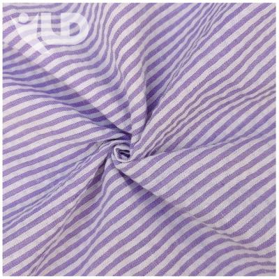 China Stock Waterproof Cheap Fabric Fast Delivery Chat Dyed 100% Stripe Bubble Fabric Polyester Dress Shirt Fabric for sale