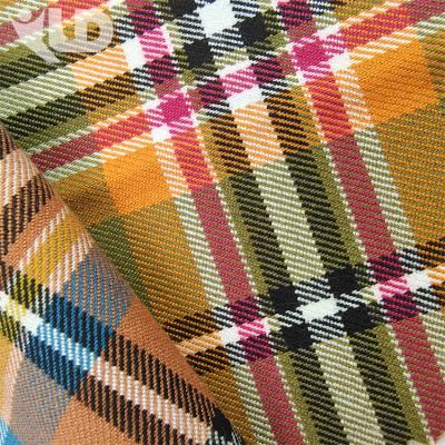 China Blended TR Suit Fabric Rayon Polyester Viscous Spandex Blended Shrink-Resistant Yarn-Dyed Luxury Twill Check Garment Fabrics for sale